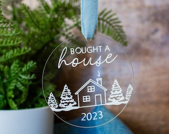New Home / Bought a House Ornament with Year