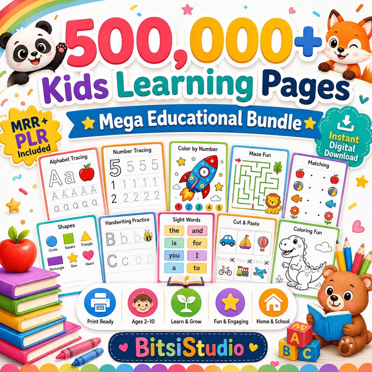 Kids worksheets - Etsy 日本