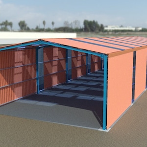 Industrial Shed complete with plans