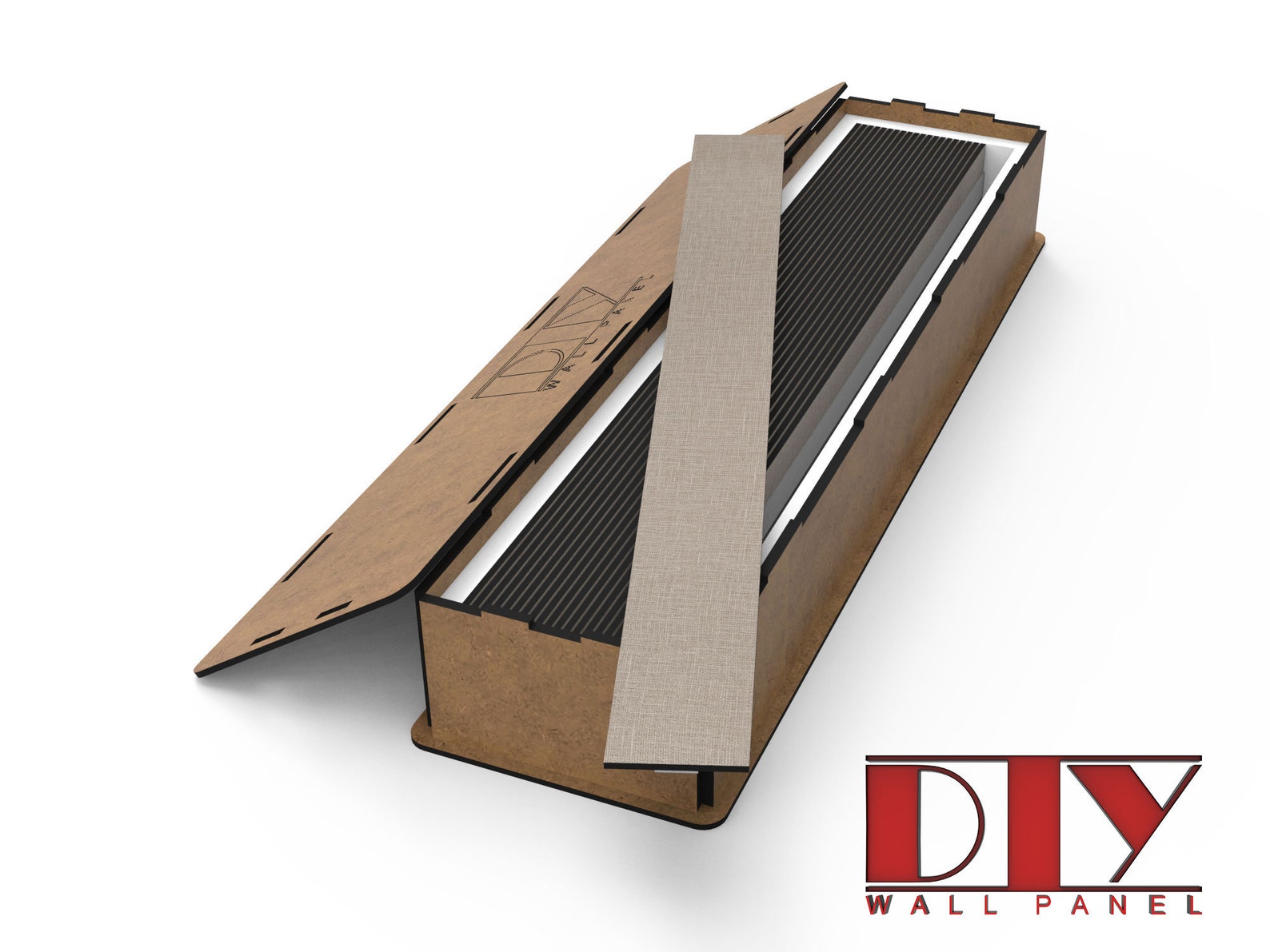 White Wood Slat Wall Panel Peel and Stick Wall Slat Panel Etsy UK