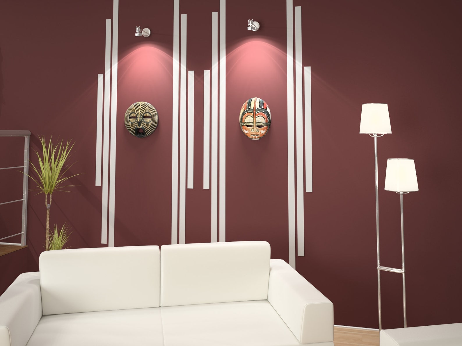 White Wood Slat Wall Panel Peel and Stick Wall Slat Panel Etsy UK