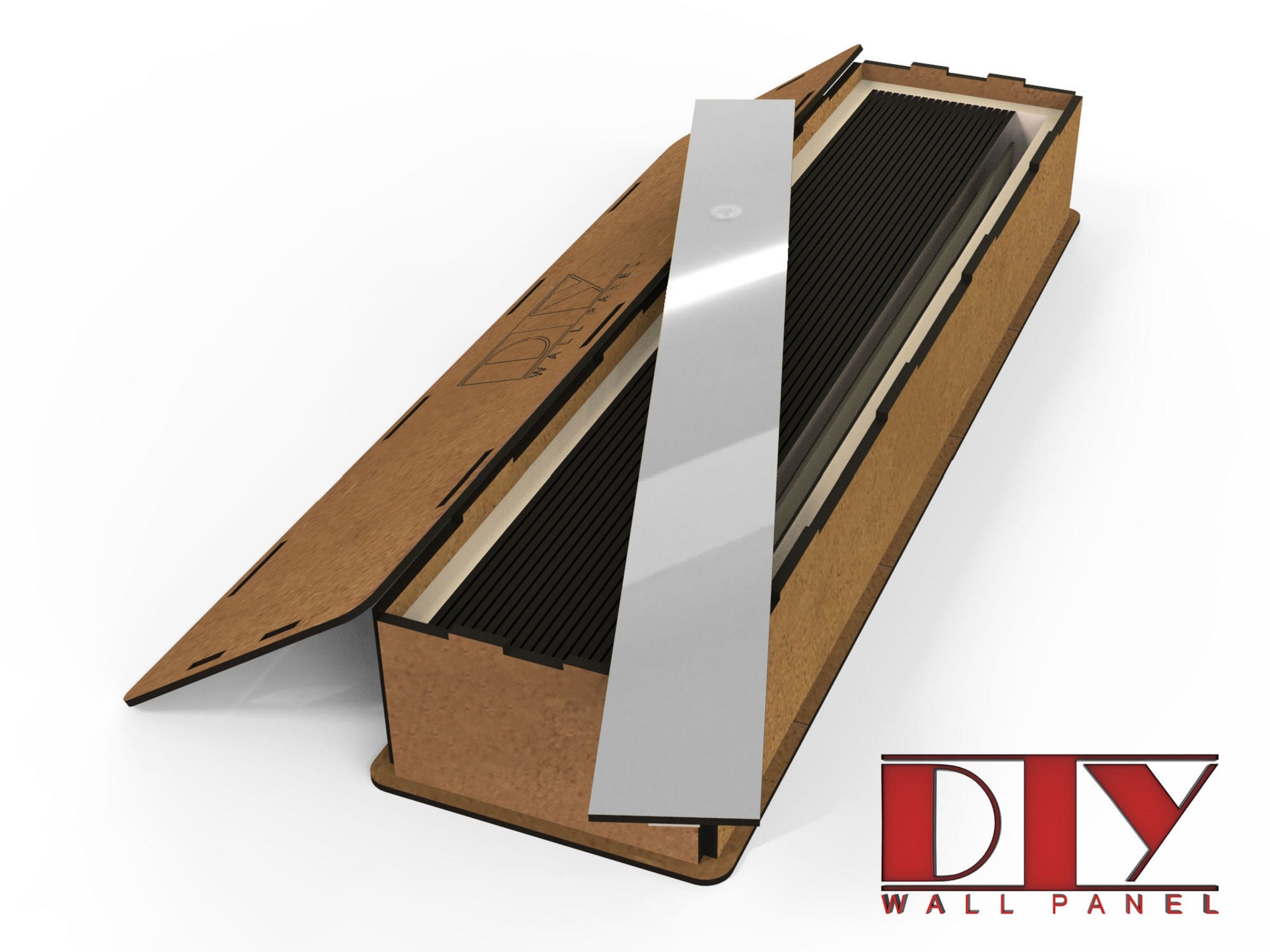 White Wood Slat Wall Panel Peel and Stick Wall Slat Panel Etsy UK