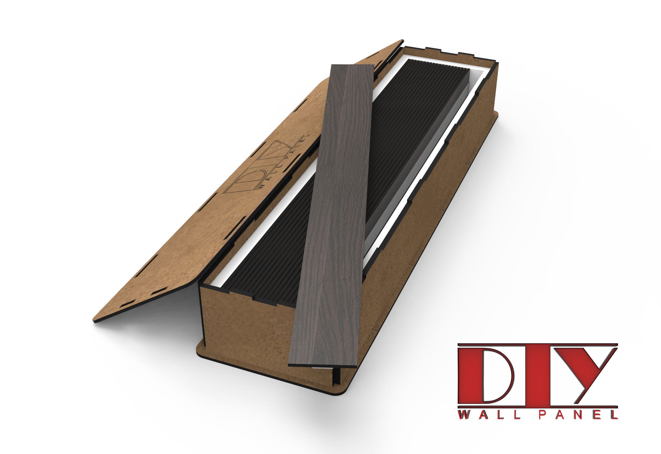 Black Wood Slat Wall Panel Peel and Stick 3d Wall Panels Etsy Canada