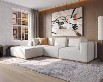 Emerson 3-pc Modular Sofa W/Ottoman