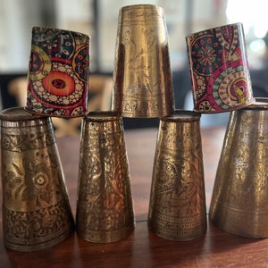 brass vase