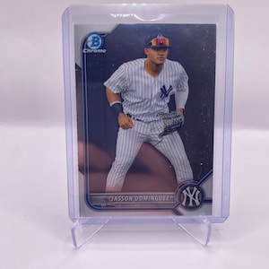 2022 Bowman Chrome Jasson Dominguez Chrome prospect card! Yankees! Prospect!!