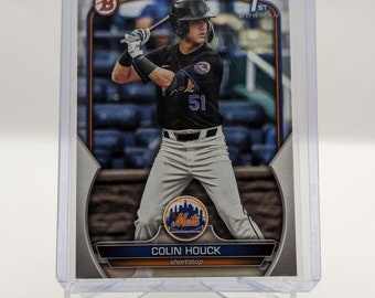 2023 Bowman Draft Colin Houck Rookie Card Paper New York Mets