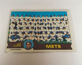 1979 Topps New York Mets Team photo Checklist card!!!