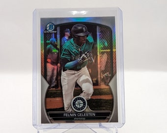 2023 Bowman Draft Chrome Prospect Felnin Celesten Seattle Mariners