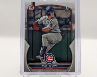 2023 Bowman Draft - Matt Shaw Paper Chicago Cubs