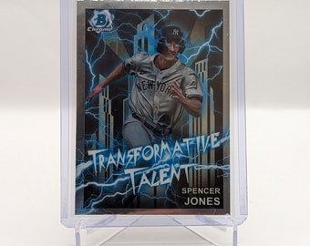 2023 Bowman Draft Chrome Transformative Talent Spencer Jones NY Yankees