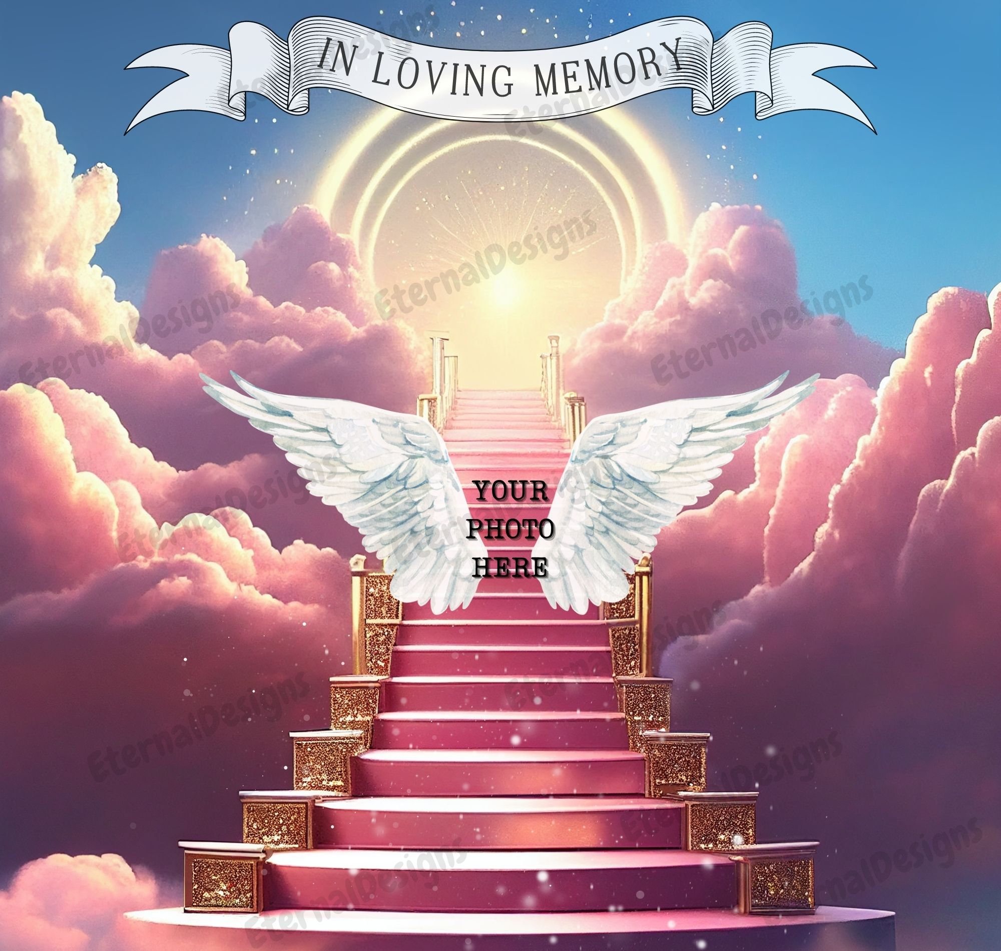 In Loving Memory PNG Heaven Background stairway to Heaven , heaven