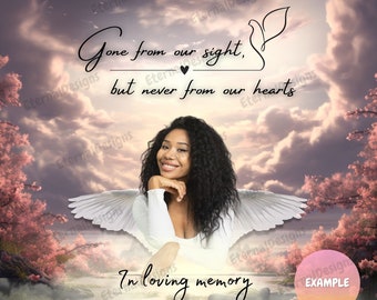 In Loving Memory | In Loving Memory PNG | Rest in Peace | Rest in Peace PNG | Angel Wings | In Loving Memory SVG