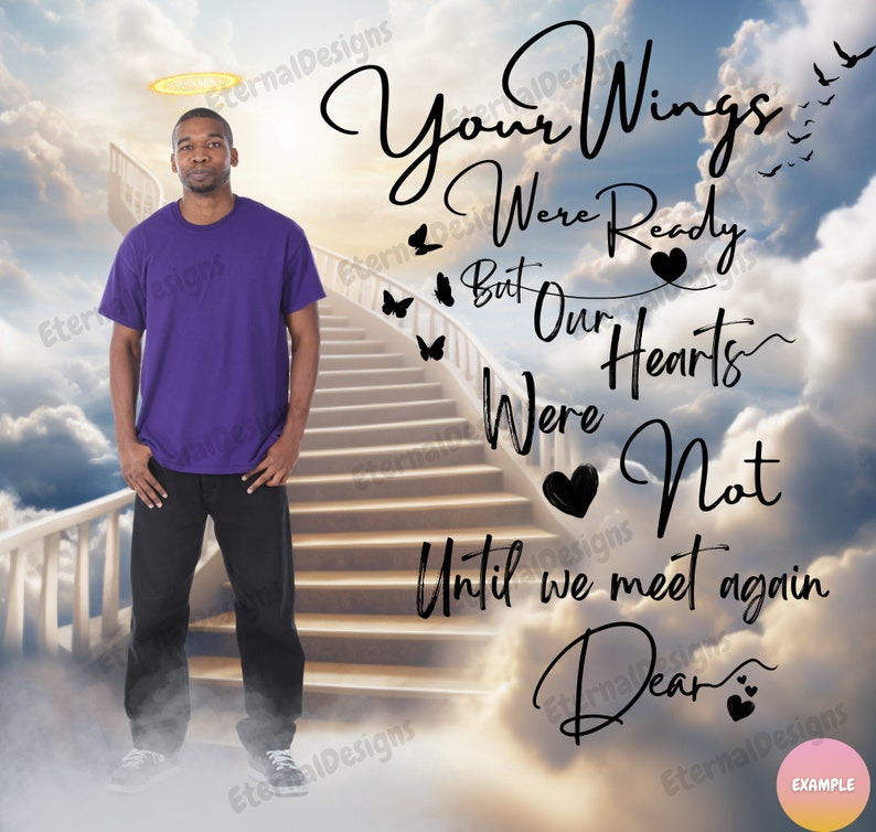 In Loving Memory PNG Memorial Background Memorial Design - Etsy