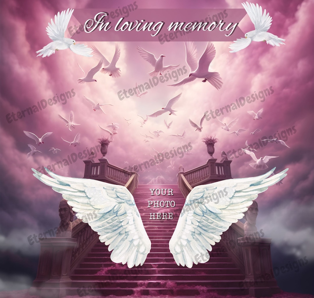 Purple in Loving Memory 01 | in Loving Memory PNG | Memorial Background ...
