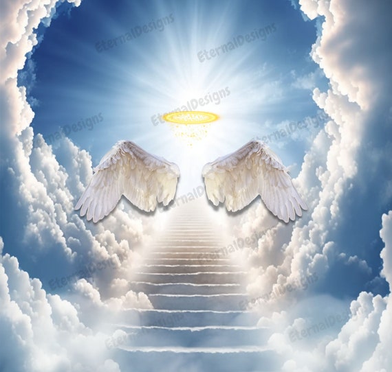 In Loving Memory PNG Memorial Background stairway to Heaven 