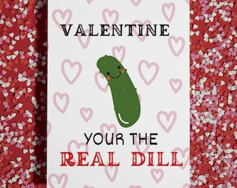 Augurk Valentijnsdag kaart