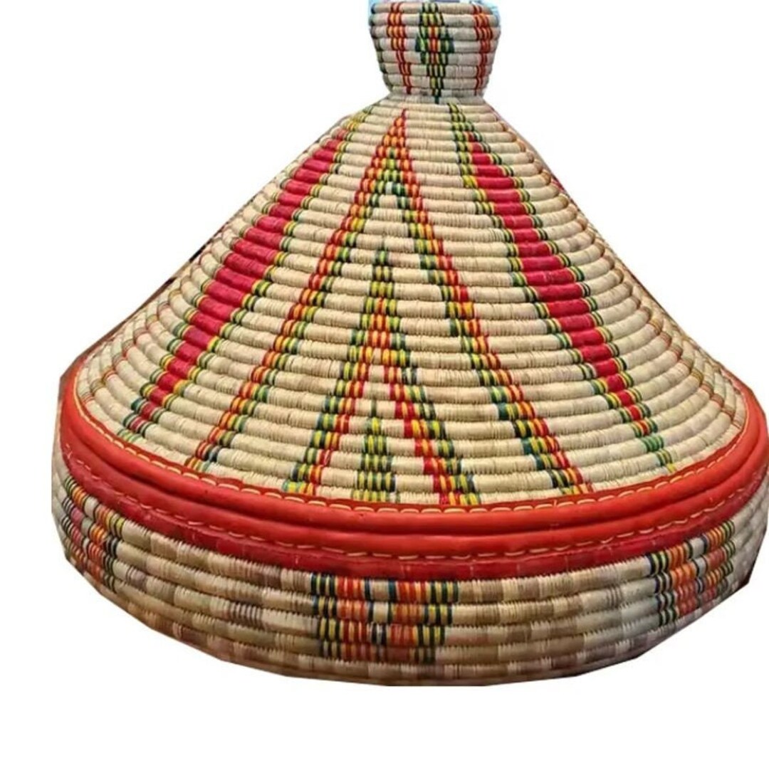 Ethiopian Eritrea Hand Made Mesob Basket Woven Serving Basket Etsy