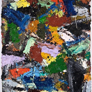 Original One-of-a-Kind Abstract  Expressionist Oil Painting on Canvas