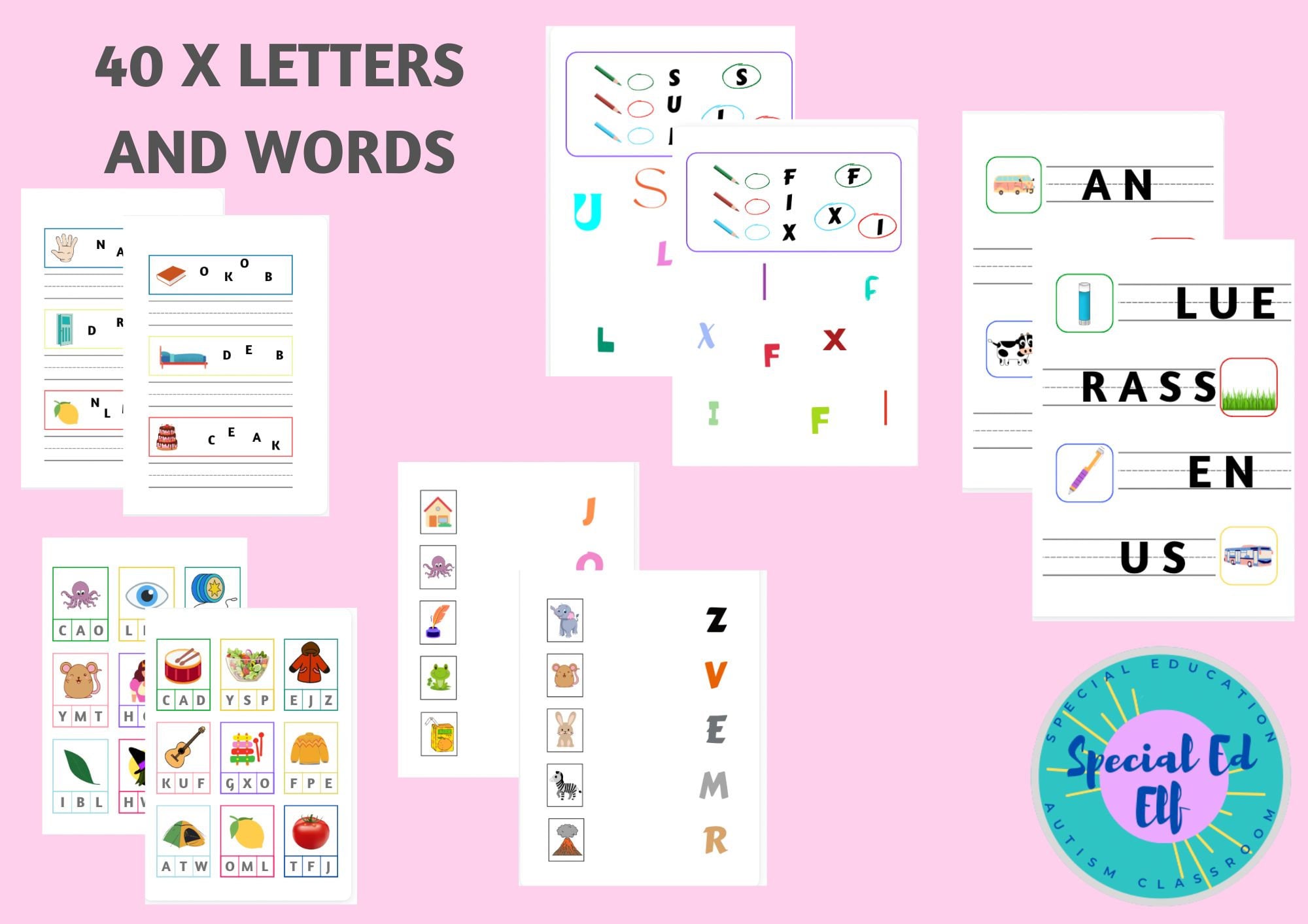 Printable Toddler Workbook Worksheets - Etsy