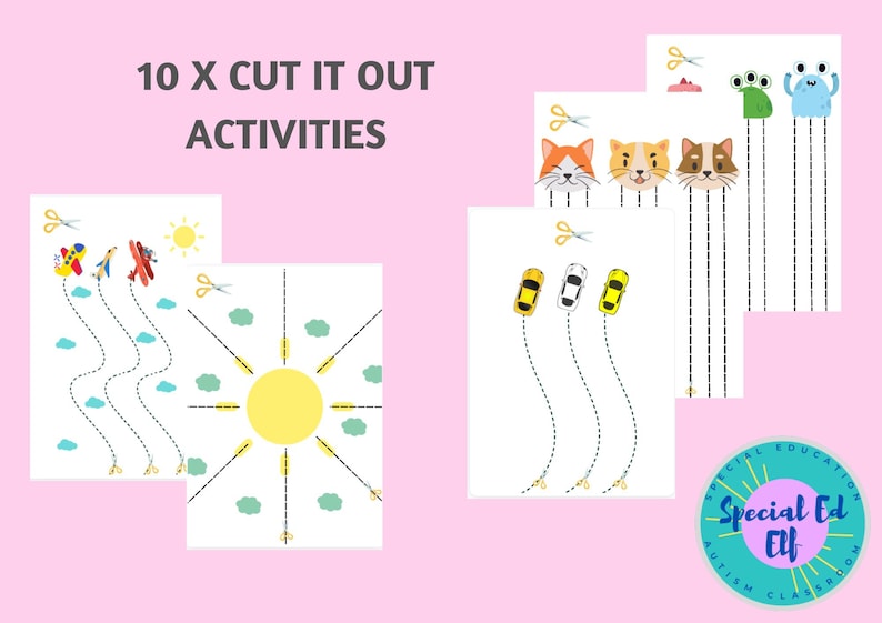 Printable Toddler Workbook Worksheets - Etsy