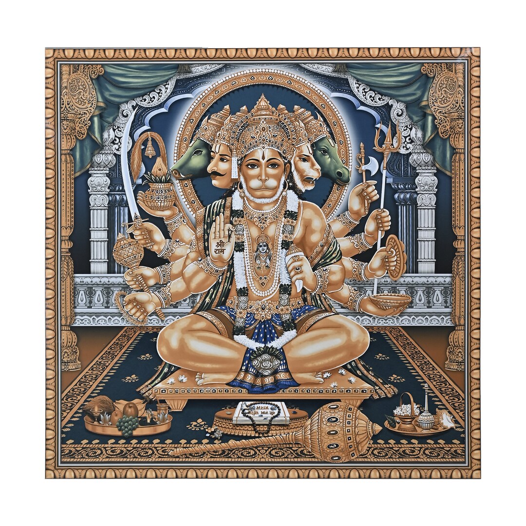 Lord Hanuman Wallpaper Tiles Etsy