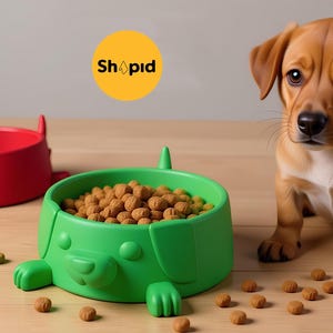 STL 3D Hondenkom voor huisdier met hondvorm naar 3D-afdruk