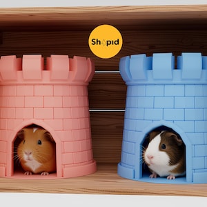 Stl Hamster Mouse tower house cage file for 3D printing