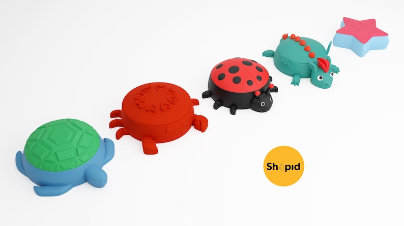 Sandbox STL Bundle – 5 Kinetic Sand Trays, Sensory Play Containers ...