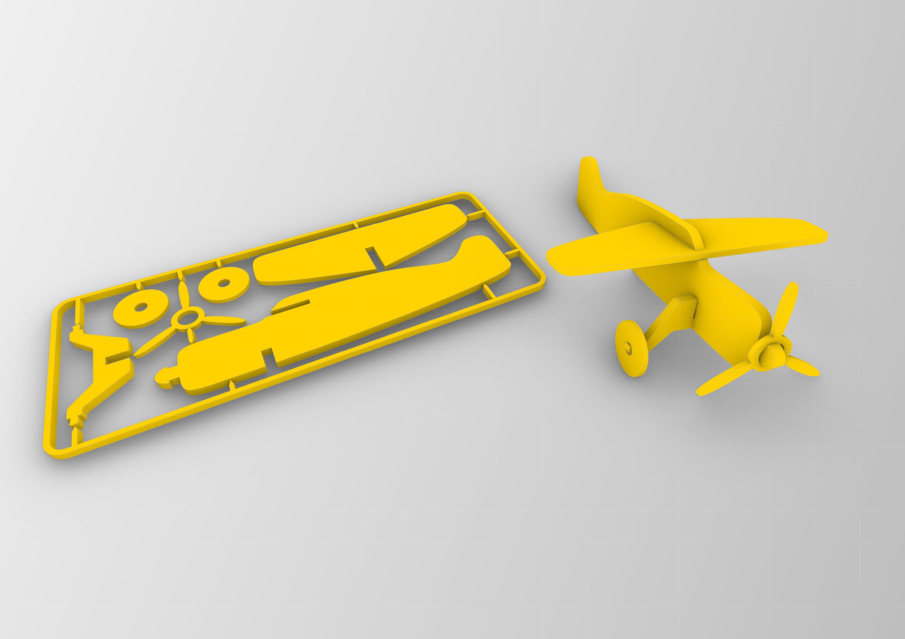 Airplane Toy Assembly Mini Kit Etsy