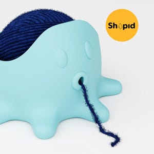 STL-Datei 3D-Druck Oktopus Garnschale - niedlicher Cartoon Strick- & Häkelarbeit-Organizer