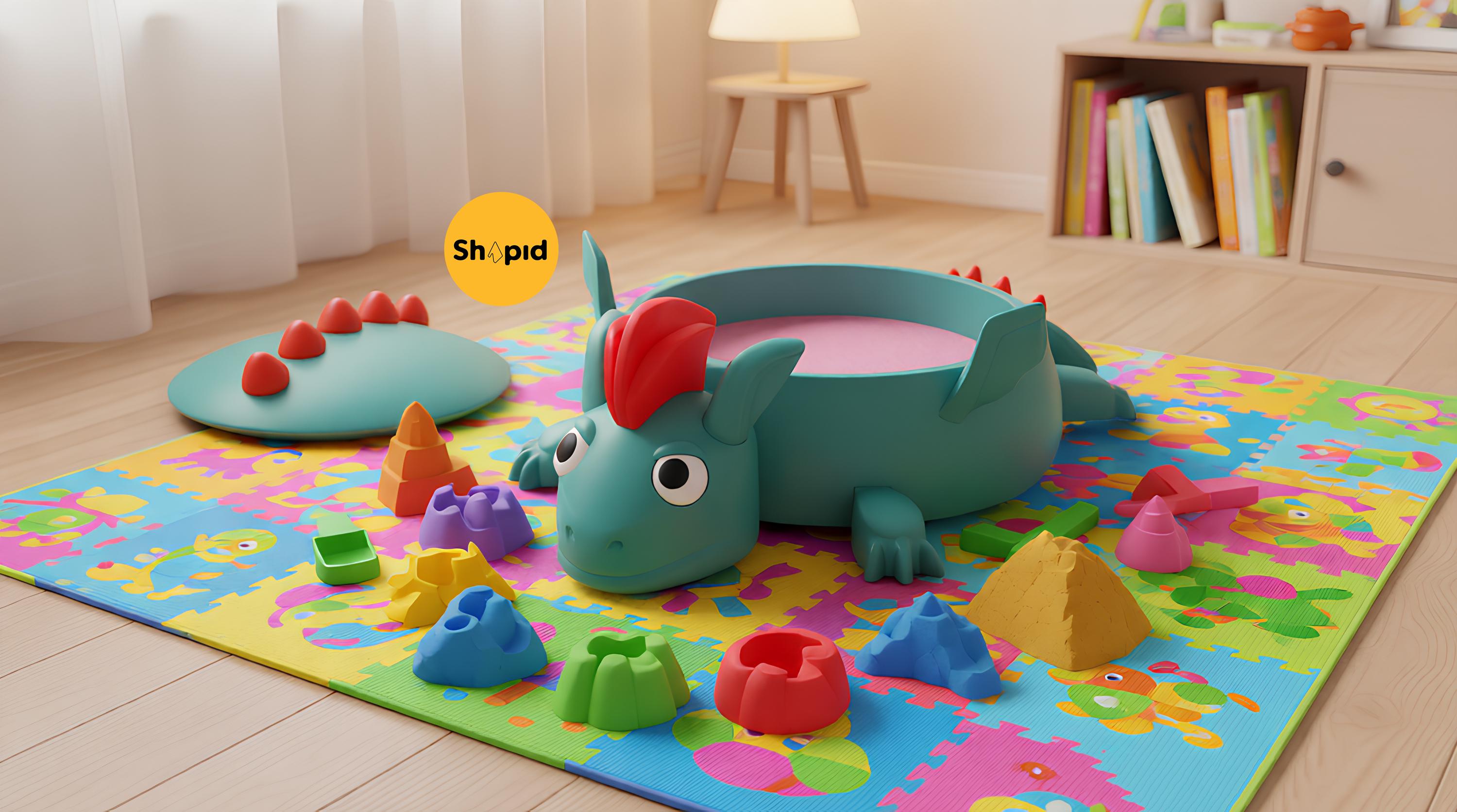 3D Printing Dragon Sandbox Toy: Customizable Sensory Play (STL File) - Etsy