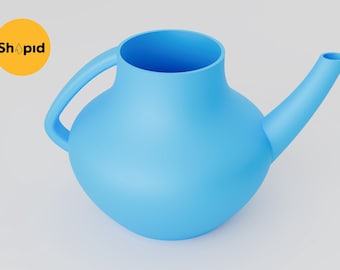 Modern Watering Can STL File: 3D Printed Minimalist Design (Digital Download)