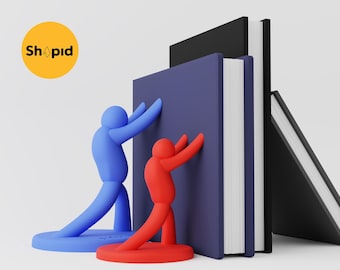 STL file 3D printing Simplified Man – Modern Book Holder