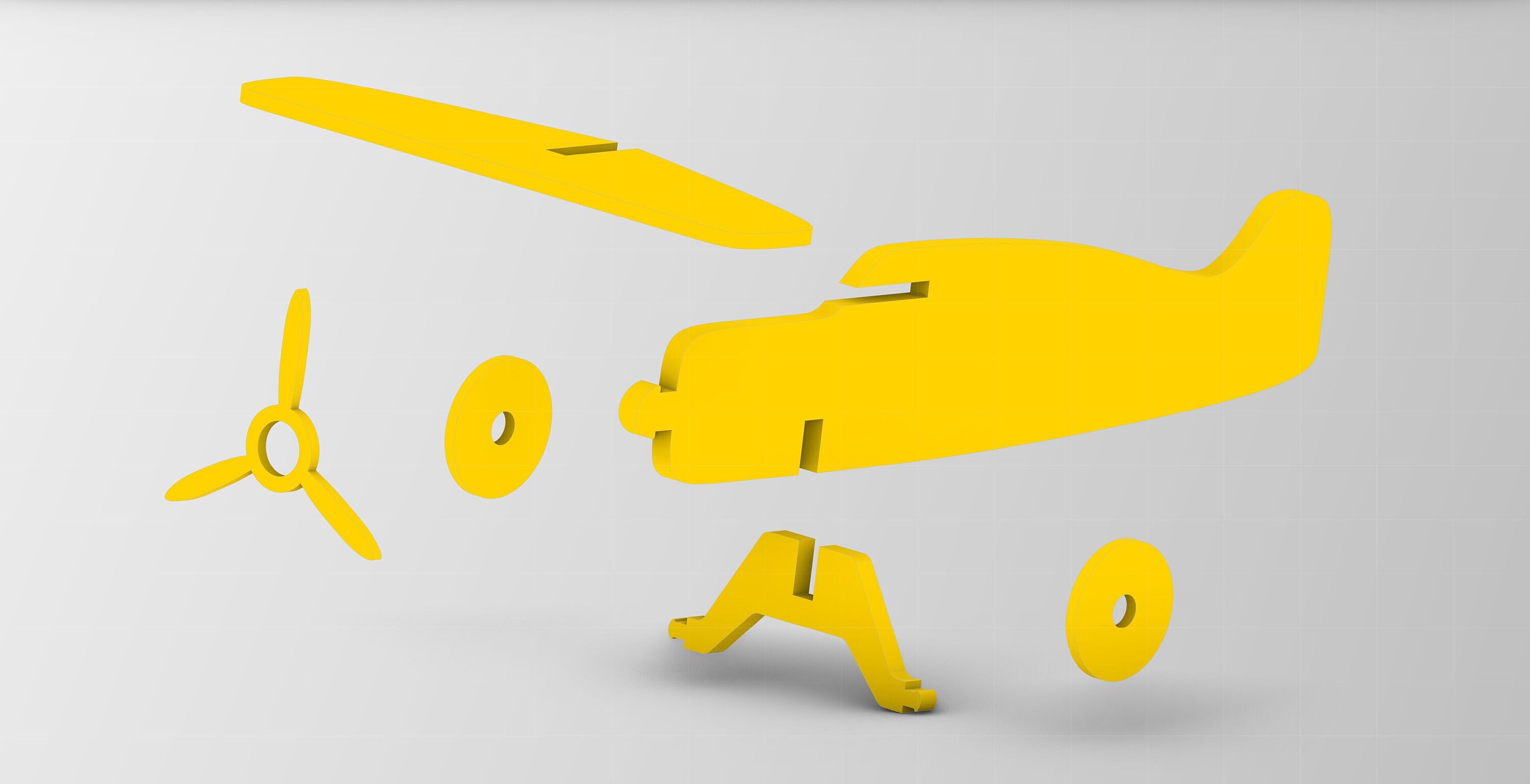 Airplane Toy Assembly Mini Kit Etsy