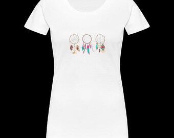 NEW !! Women's Dreamcatcher Spiritual T-shirt - Embrace Your Dreams