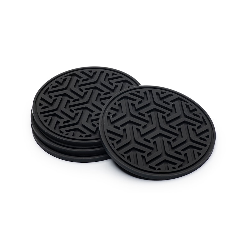 Minimalist Geometric Silicone Coasters - Thumbnail 5
