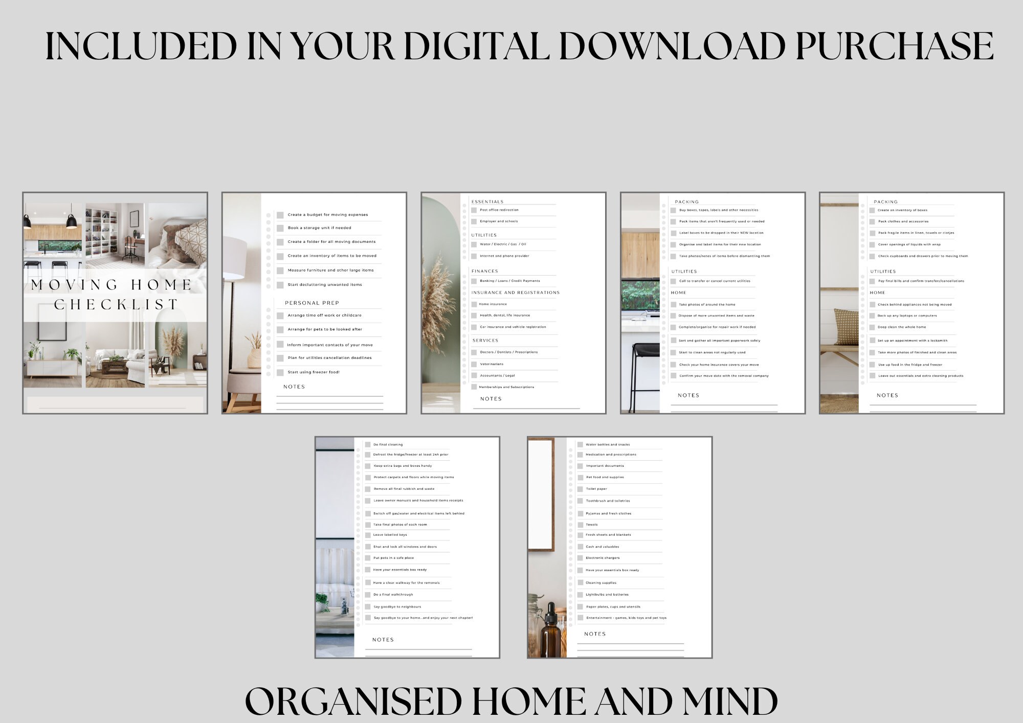 The Ultimate Moving Checklist, House Move Checklist, Home Checklist ...