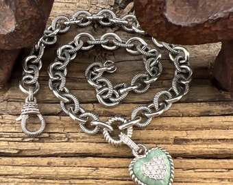 ネックレス・ペンダント TATIANA Silver 925 Under Heart Gemstone Necklace NZ2148 MUSINSA | TATIANA (Silver 925) Chocolate Heart Star Dangle