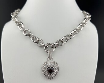 ネックレス・ペンダント TATIANA (Silver 925) Lunar Heart necklace 5BSH094 Amazon.com: JES & JANI Infinity Heart Necklace for Women