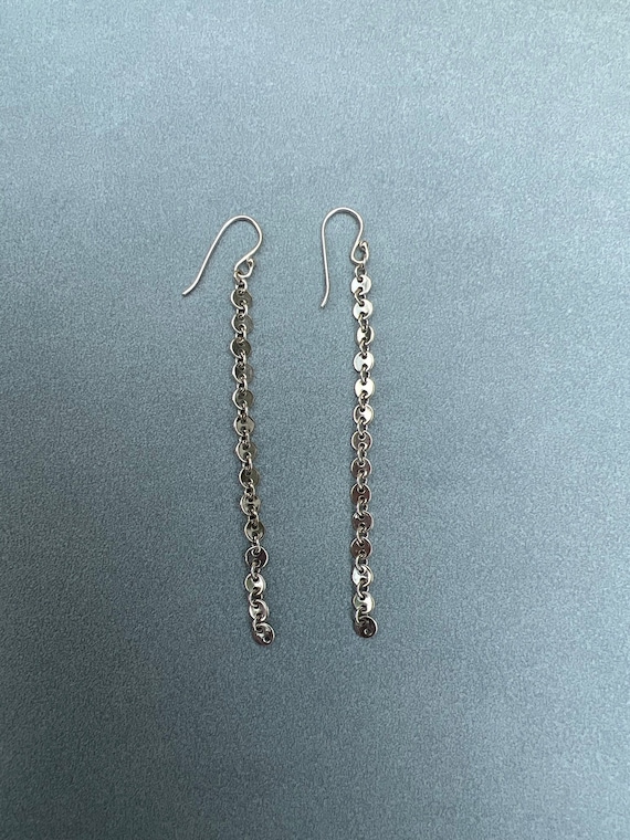 Vintage 925 Sterling Silver Dangle Earrings, Dang… - image 2