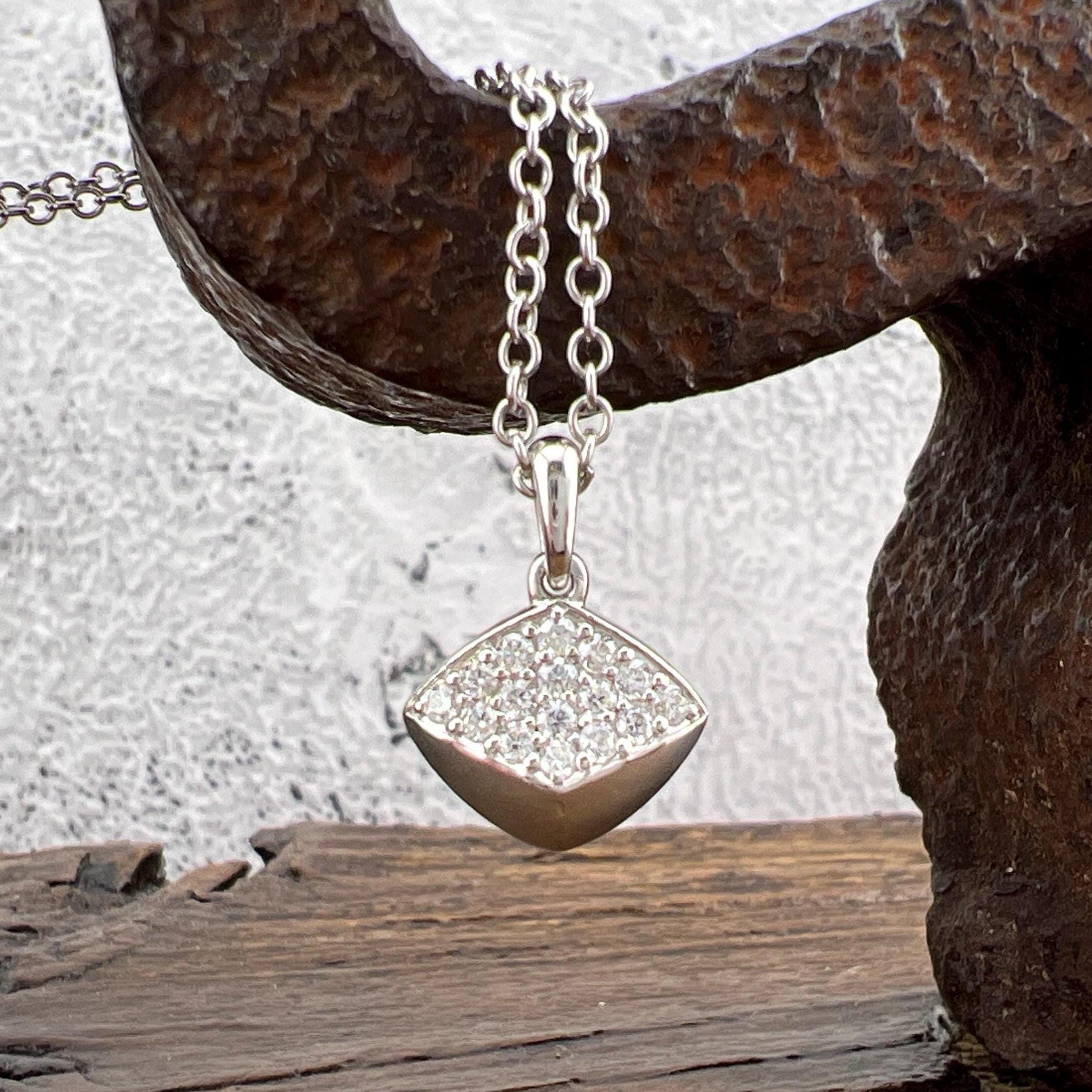 Judith Ripka Iris Cubic Zirconia 925 Sterling Silver Pendant