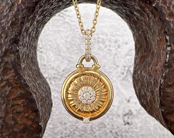 POPLYKE Orecchini A Girasole In Argento 925 Con Zirconi Cubici, 9x35 Mm, Regalo In Confezione Elegante