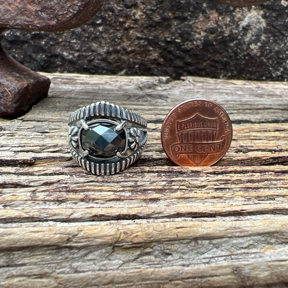 Vintage Carolyn Pollack Relios Faceted Hematite S… - image 5