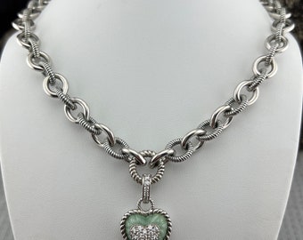 アクセサリー vintage 925 silver heart necklace s-l400.jpg