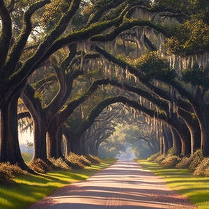 Savannah Oak Tree Tunnel 2