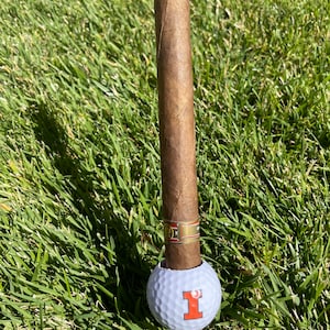 NCAA Illinois university GOLF Ball Cigars HOLDER Tee you choose the color