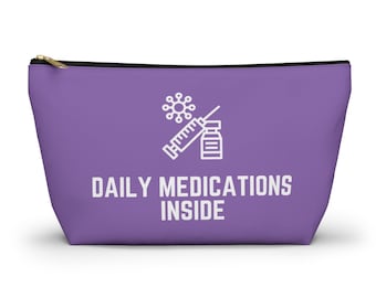 Personalized Medication Pouch: Travel Pill Organizer