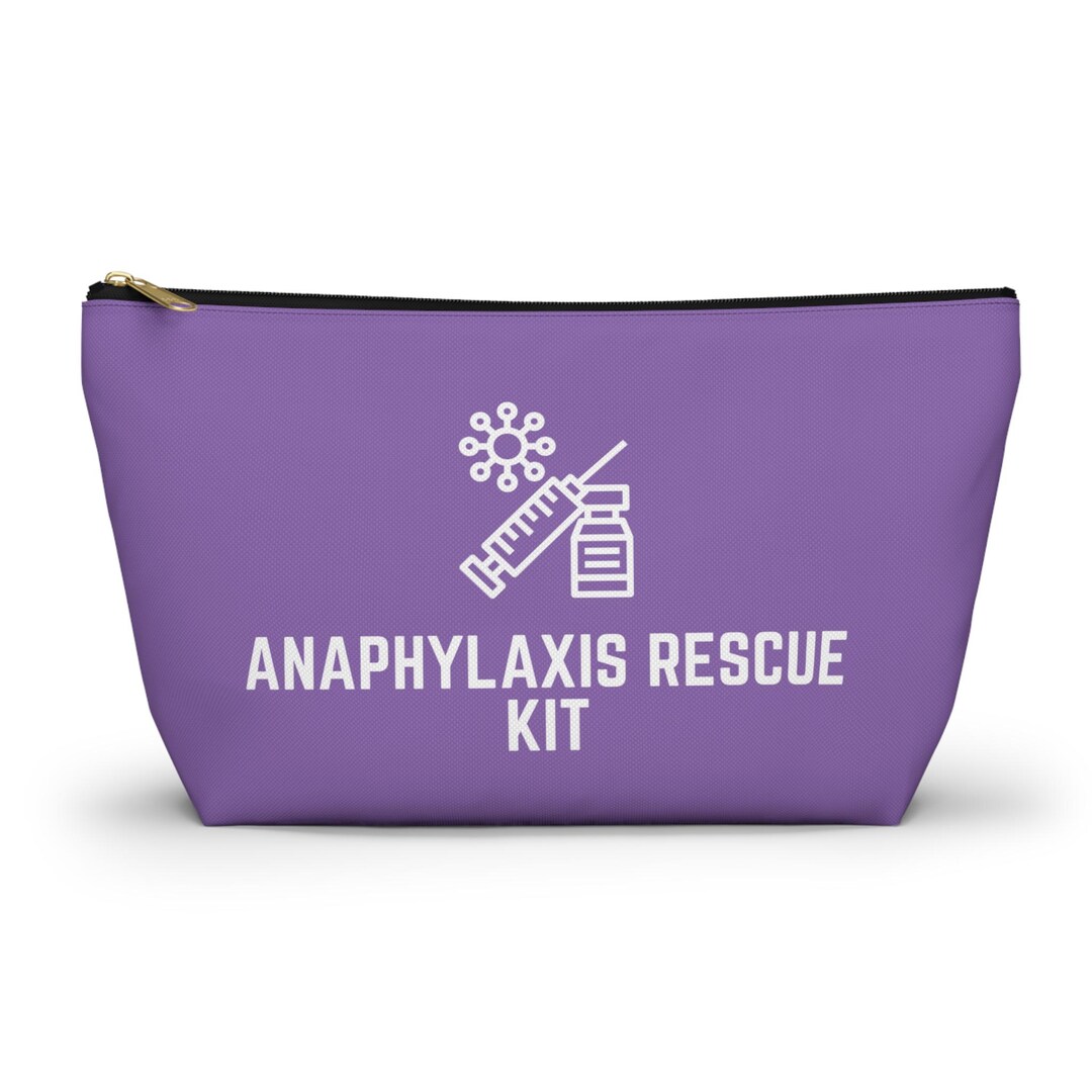 Personalized Anaphylaxis Rescue Kit Pouch for Emergency Medication ...
