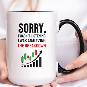 Funny Stock Market Mug, Stock Trading Mug, Stock Investor Coffee Mugs, Stock Broker, Bull Market Day Trader Investing Gift, Wall Street